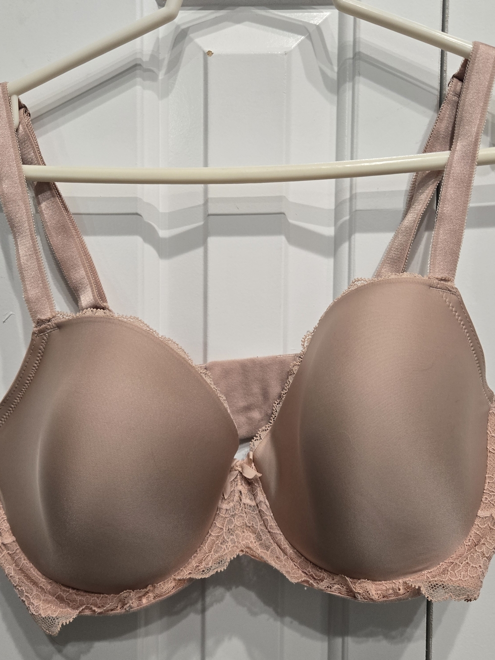 Victoria's Secret Smooth Lace Trim Push-Up Bra Dream Angels Lined Demi